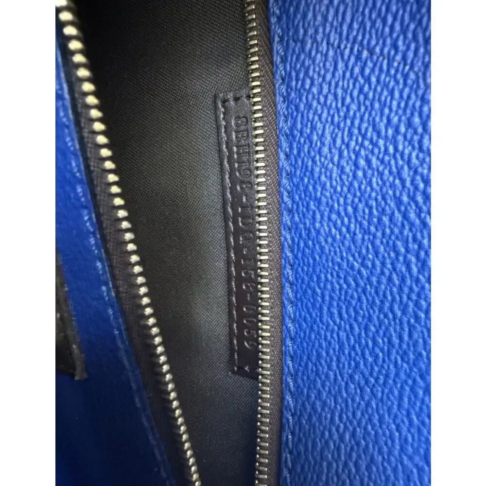 Fendi Ombre Zucca Spalmati Medium Roll Tote Tobacco Turquoise EUC - Picture 8 of 11